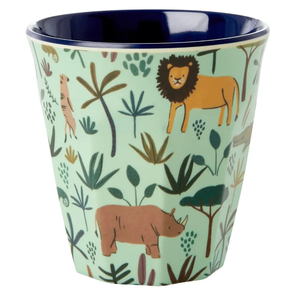 Rice Becher-Set Melamine blau, gelb, hellblau Online