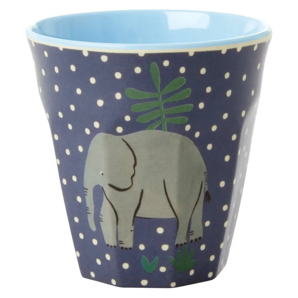 Rice Becher-Set Melamine blau, gelb, hellblau Online