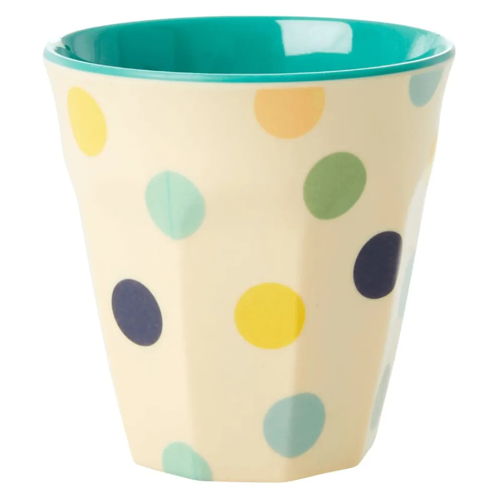 Rice Becher-Set Melamine blau, gelb, hellblau Online
