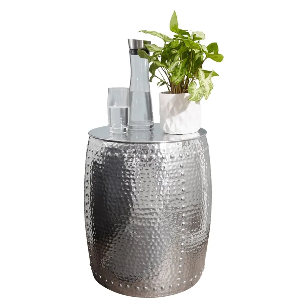 MID.YOU Beistelltisch Alu silber Outlet