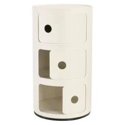 KARTELL Beistelltisch Componibili Recycled 03 / weiss Best