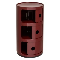 KARTELL Beistelltisch Componibili BO / Burgundy Discount