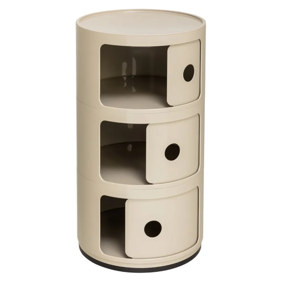 KARTELL Beistelltisch Componibili TO / Dove gray Online