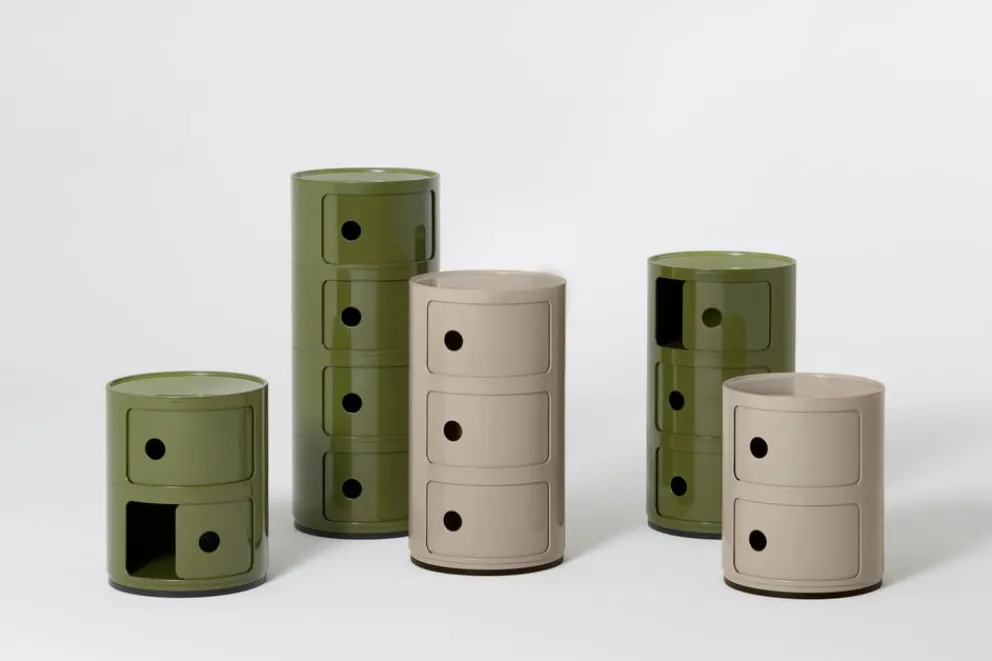 KARTELL Beistelltisch Componibili TO / Dove gray Online
