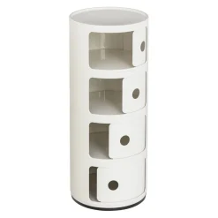 KARTELL Beistelltisch Componibili 03 / weiss Clearance
