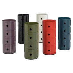 KARTELL Beistelltisch Componibili 03 / weiss Clearance