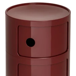 KARTELL Beistelltisch Componibili BO / Burgundy Online