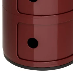 KARTELL Beistelltisch Componibili BO / Burgundy Online