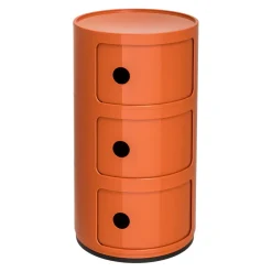 KARTELL Beistelltisch Componibili AM / Orange Hot