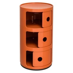 KARTELL Beistelltisch Componibili AM / Orange Hot
