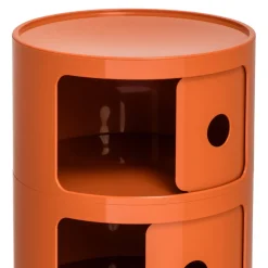 KARTELL Beistelltisch Componibili AM / Orange Hot