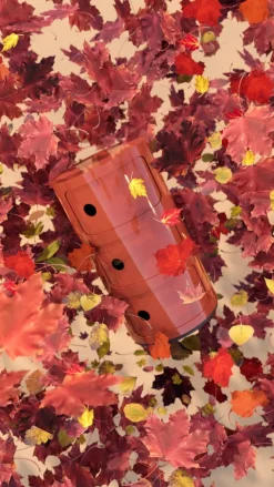 KARTELL Beistelltisch Componibili AM / Orange Hot