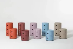 KARTELL Beistelltisch Componibili AM / Orange Hot