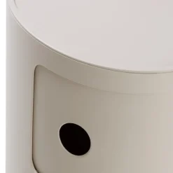 KARTELL Beistelltisch Componibili Bio PA / creme