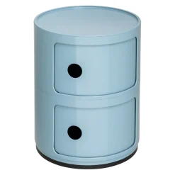 KARTELL Beistelltisch Componibili AZ / Sky blue