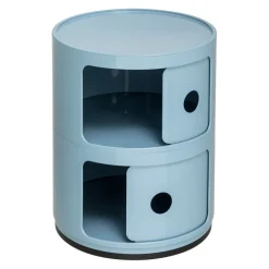 KARTELL Beistelltisch Componibili AZ / Sky blue
