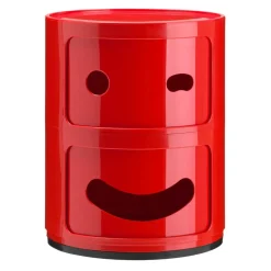 KARTELL Beistelltisch Componibili Smile 10 / rot Hot