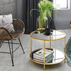 Carry Home Beistelltisch Faro gold