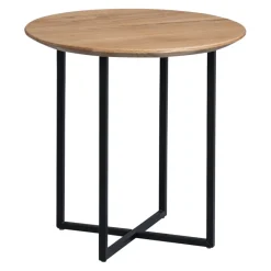 Lomoco Beistelltisch Keno eichefarbig, schwarz Outlet