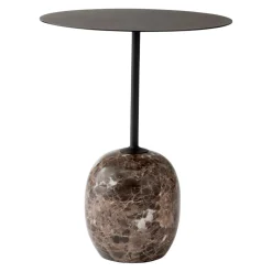 &Tradition Beistelltisch Lato Emparador, Warm Black Sale