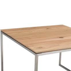 WILLISAU Beistelltisch Levo mit Charaktermerkmale, Eiche Natural 130 Sale
