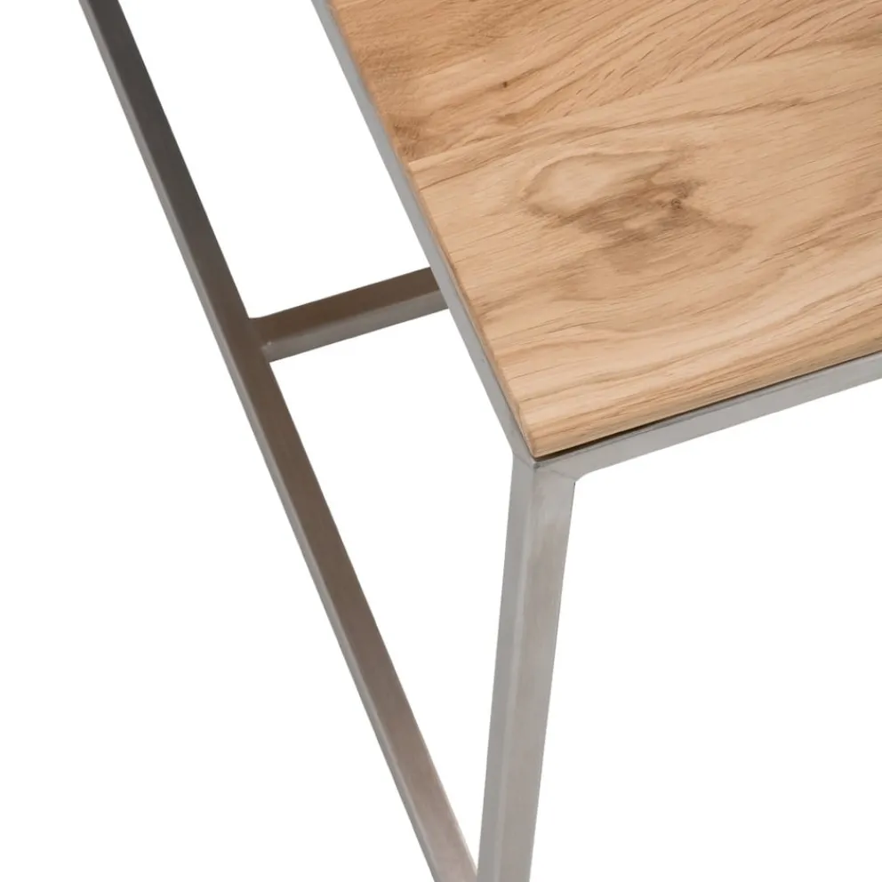 WILLISAU Beistelltisch Levo mit Charaktermerkmale, Eiche Natural 130 Sale