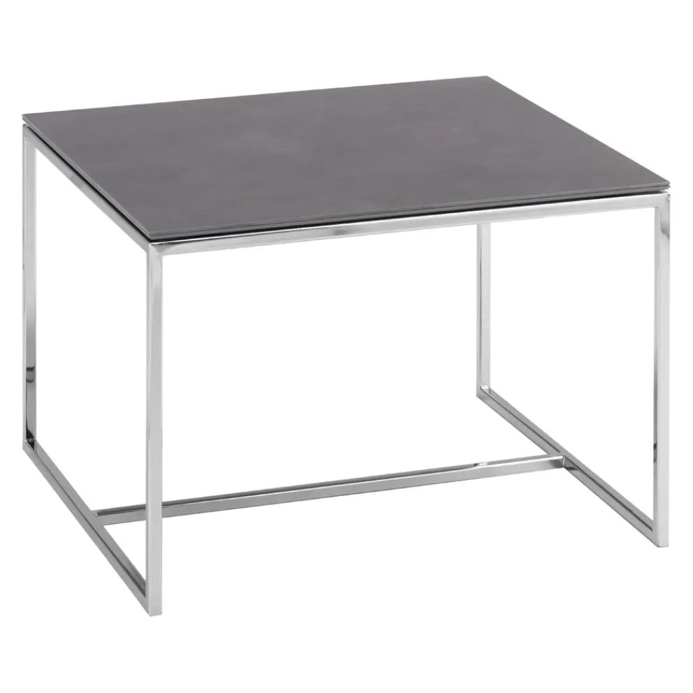 WILLISAU Beistelltisch Levo K03 Zement Dunkel New