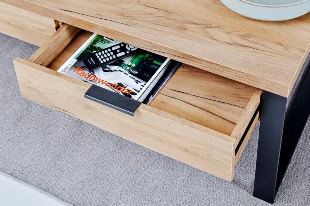 Novel Beistelltisch Loop eiche Discount