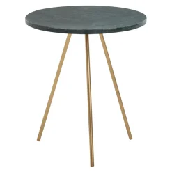 MID.YOU Beistelltisch Marmor gold, grün Hot