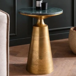 MID.YOU Beistelltisch Marmor gold Sale