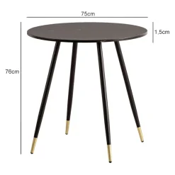 MID.YOU Beistelltisch Marmor schwarz Best