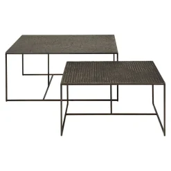 Ethnicraft Beistelltisch Pentagon dunkelbraun Sale
