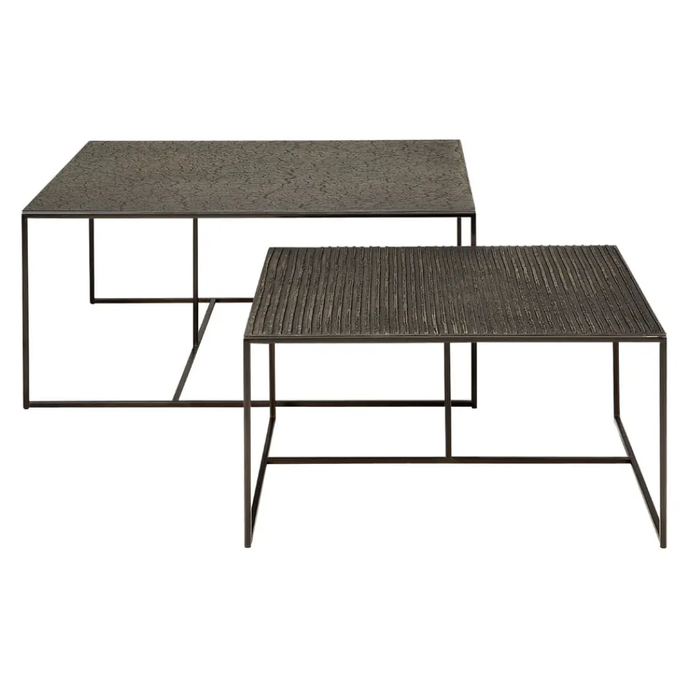 Ethnicraft Beistelltisch Pentagon dunkelbraun Sale