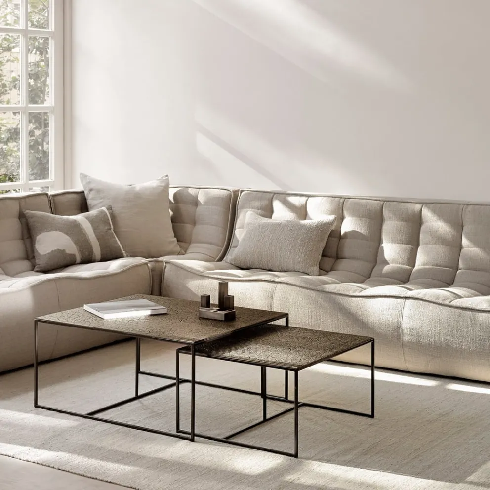 Ethnicraft Beistelltisch Pentagon dunkelbraun Sale