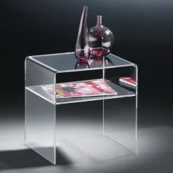 Johann Jakob Beistelltisch Plexi transparent