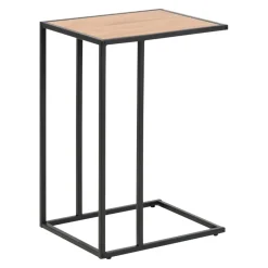 MID.YOU Beistelltisch Seaford schwarz, wildeichefarbig