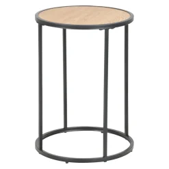 MID.YOU Beistelltisch Seaford schwarz, wildeichefarbig Clearance