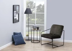 MID.YOU Beistelltisch Seaford schwarz, wildeichefarbig Clearance