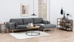 MID.YOU Beistelltisch Seaford schwarz, wildeichefarbig Clearance