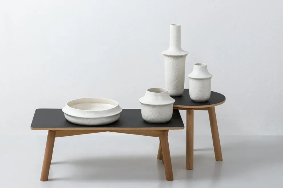 atelier pfister Beistelltisch Surpierre eiche, tiefschwarz New