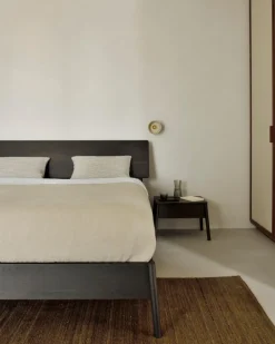 Ethnicraft Bett Air dunkelbraun Outlet