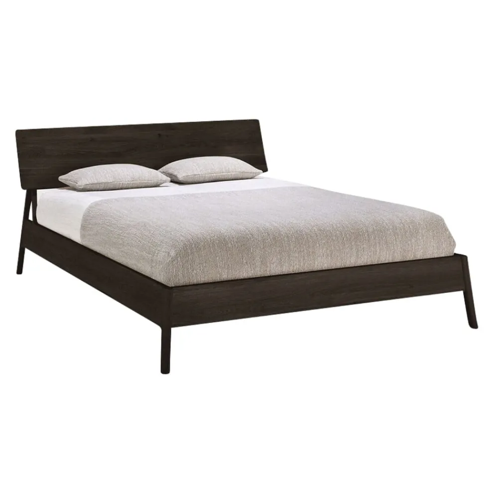 Ethnicraft Bett Air dunkelbraun Outlet