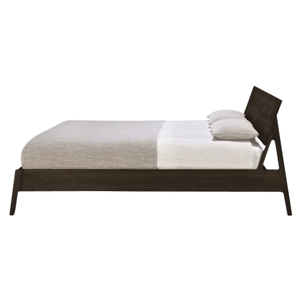Ethnicraft Bett Air dunkelbraun Outlet
