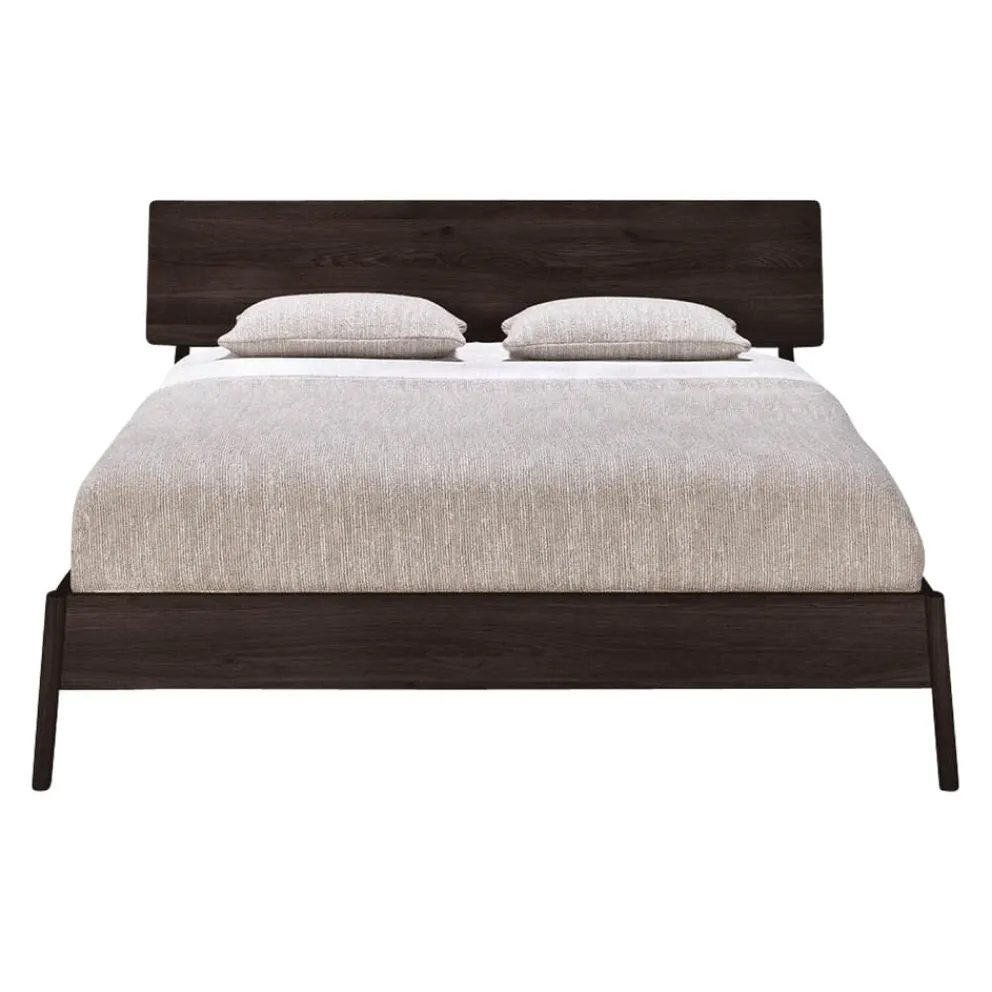 Ethnicraft Bett Air dunkelbraun Outlet