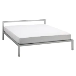 mdf italia Bett Aluminium Bed alufarbig