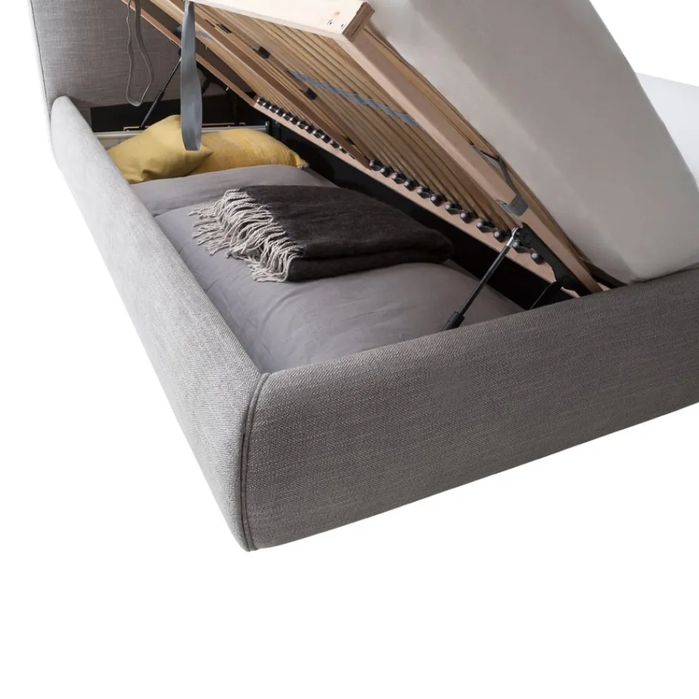 Livetastic Bett Atesio hellgrau Outlet