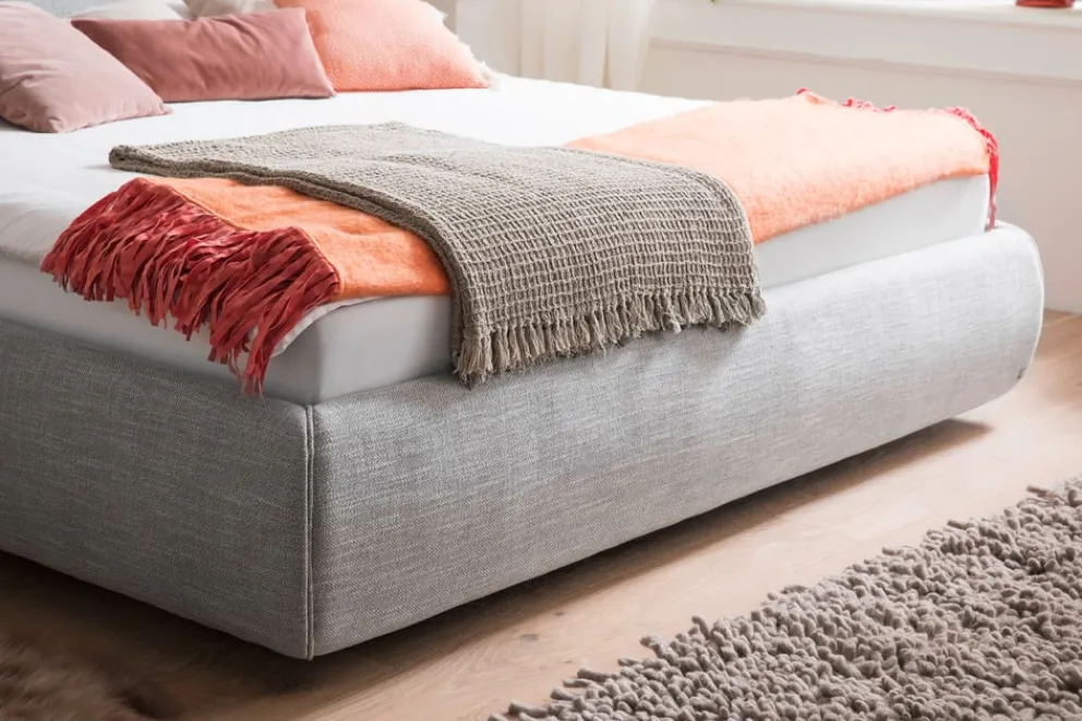 Livetastic Bett Atesio hellgrau Outlet