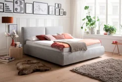 Livetastic Bett Atesio hellgrau Outlet