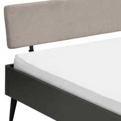 Karl Omlin AG Bett Cinema schiefergrau