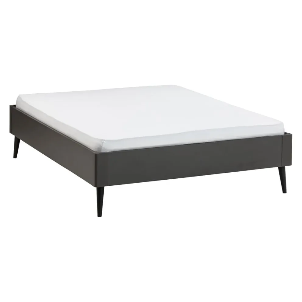 Karl Omlin AG Bett Cinema schiefergrau New